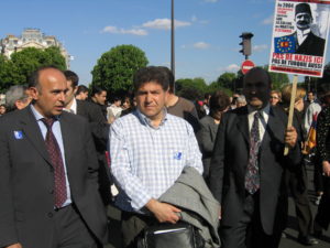 Seyfo rally and presentation in Paris, France, May 24, 2004.