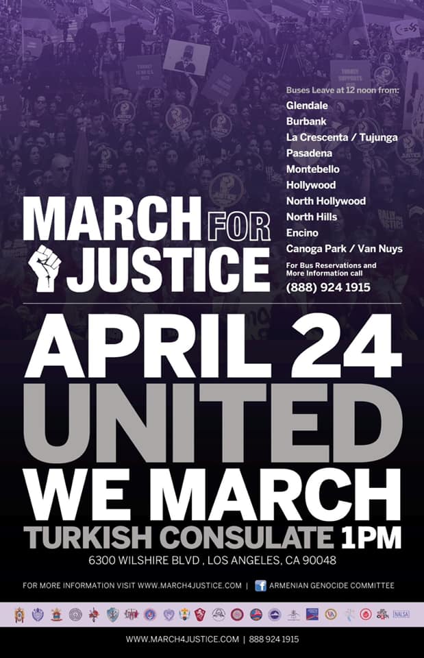 April 24 March for Justice in LOS ANGELES