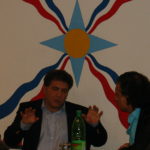 Sabri Atman and Morris Dal, Seyfo Presentation in Gütersloh, Germany, October, 2006.