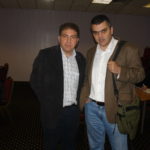 Sabri Atman and Ara Sarafian, Assyrian genocide conference in London, UK, October 21, 2007.