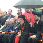 Bishop Mor Yulius Cicek, Seyfo rally in Brussels, Belgium, April 23, 2005.