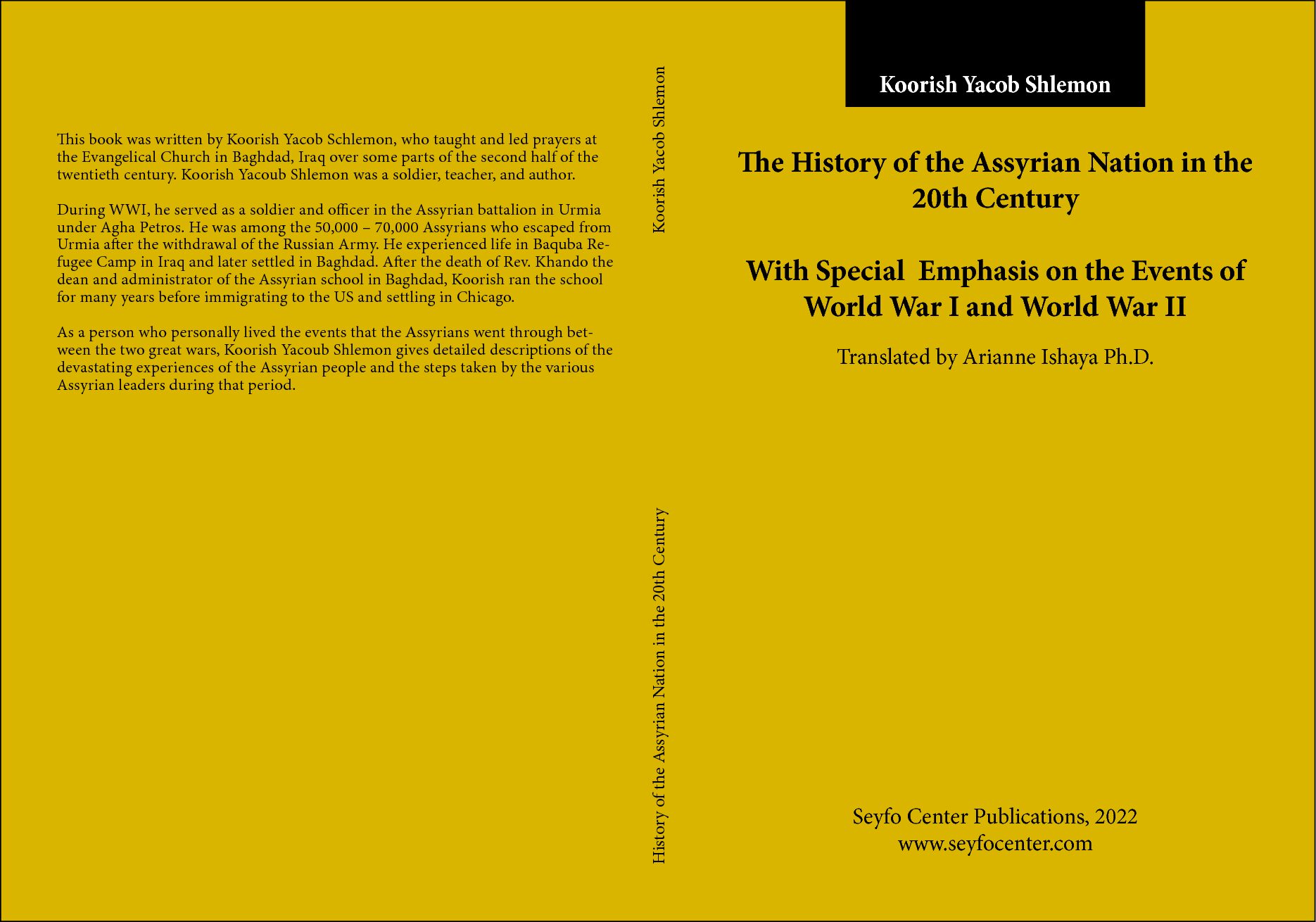 A new book: The History of the Assyrian Nation in the Twentieth Century