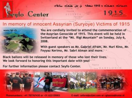 Climbing the Rigi mountain to remember the Assyrian, Armenian and Greek Genocide of 1915
